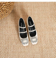 Zapatos de mujer con tacón bajo y hebilla plana - details 23