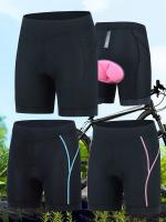 Pantalones cortos de ciclismo con amortiguación de silicona, pantalones cortos de bicicleta de alta elasticidad que levantan los glúteos, ropa deportiva para mujeres - details 0