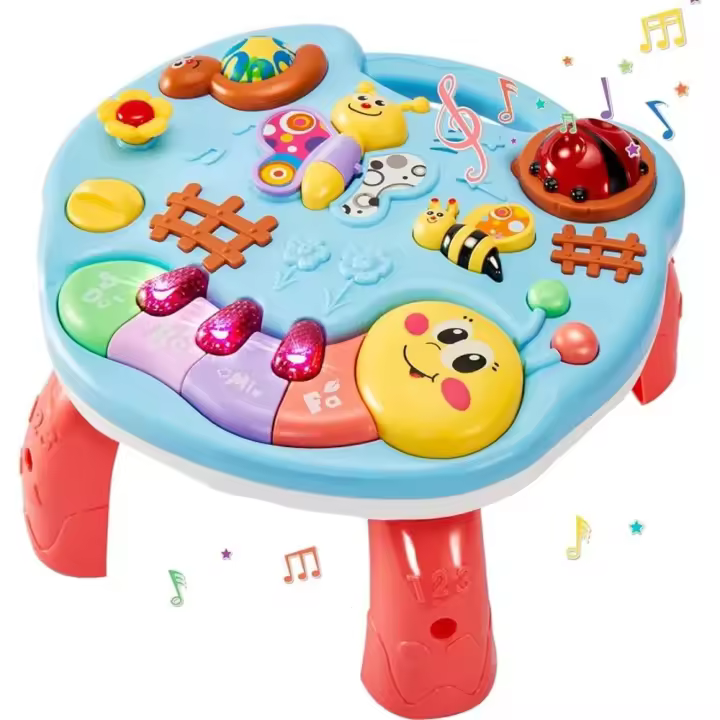 Juguetes Musicales Para Bebés, Mesa De Actividades, Juguetes Educativos Para Niños De 18 Meses A 2 Años - 1