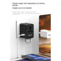 Nuevo enchufe de conversión 3usb Travel multinacional enchufes de conversión creativos tipec multinacional enchufes - details 2