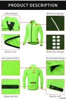 WOSAWE Chaqueta de Ciclismo Ultraligera Reflectante para Hombres Abrigo de Bicicleta Montaña MTB Resistente al Viento Impermeable para Verano Primavera Otoño Invierno - details 9