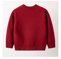 Suéter informal tejido con estampado de renos para niños y niñas, suéteres de árbol de Navidad, ropa cálida para bebés, Año Nuevo - details 13
