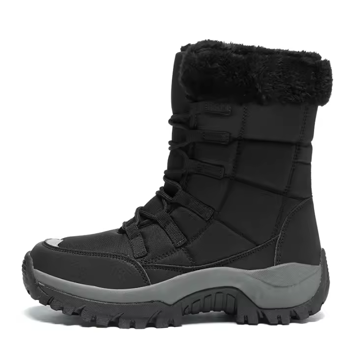 Botas de nieve de invierno para mujer, zapatos impermeables, botines de tenis cómodos para caminar y senderismo - 1