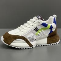 Zapatos cómodos de plataforma de moda para caminar al aire libre, trotar, acampar, zapatillas de deporte con cordones para hombres para todas las estaciones - details 5