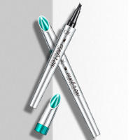 Lápiz de cejas líquido impermeable 3D de 4 puntas, lápiz de cejas portátil de larga duración para mujeres, uso diario - details 4