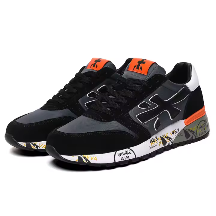 Nuevos zapatos masculinos de moda todos los días con zapatillas deportivas casuales de cuero retro transpirable de suela gruesa - 1