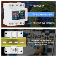 Medidor de potencia inteligente Tuya WiFi, interruptor Protector de sobrevoltaje, Monitor de voltaje de corriente, rel￩ de valor ajustable, disyuntor - details 19