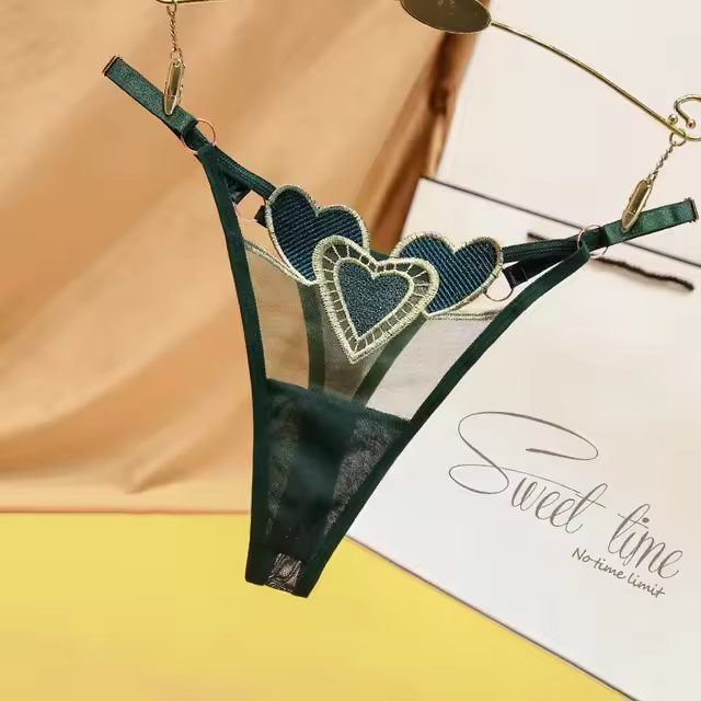 Lencería Sexy para mujer, ropa interior femenina bordada, tangas japonesas de tiro bajo para niña, bragas para mujer, ropa interior para mujer - 1
