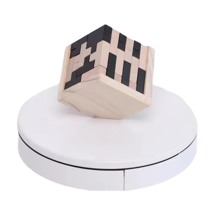 Juguete Educativo De Madera IQ Puzzle 54T Cubo Inteligente Juego Mental Para Niños Adultos Y Enthusiasts De Los Rompecabezas - 1