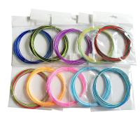 Cuerda elástica colorida para bádminton, cuerda de bádminton colorida de 0,73mm, duradera, línea de raqueta colorida de colores surtidos - details 13
