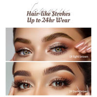 Bolígrafo de cejas microblasings para mujer, lápiz de cejas líquido de boceto fino duradero, 4 Puntas de horquilla - details 1