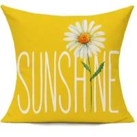Funda de Almohada Amarilla para Exteriores 45x45cm Decoración de Primavera y Verano Funda de Cojín - details 0