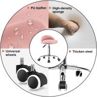 Artificial con Respaldo Giratorio Taburete con Ruedas de Altura Ajustable con Ruedas para Pintar Tatuaje - details 4