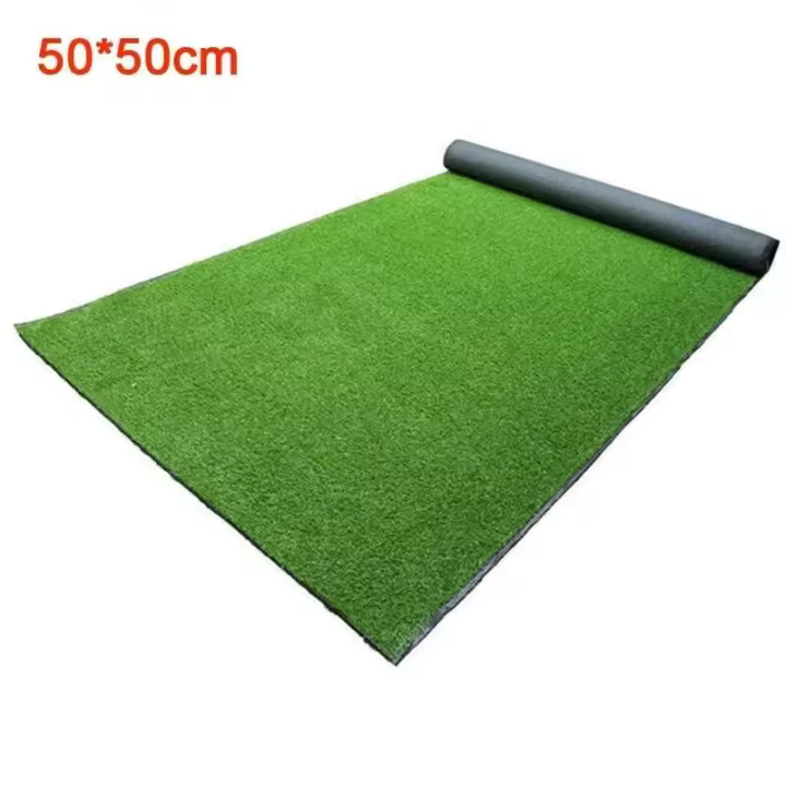 Simula césped artificial verde, alfombra antideslizante de ocio, decoración de jardín y patio. - 1