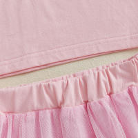 Pudcoco, trajes de verano de 2 piezas para niños y niñas, Tops con estampado de campo de Golf de solapa de manga corta, conjuntos de falda de tul de corte A 6M-4T - details 7