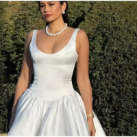 BUNO-Top asimétrico cruzado con nudo de mariposa para mujer, chaleco de tela mixta de fibra de poliéster transfronteriza, ropa sin tirantes - details 8
