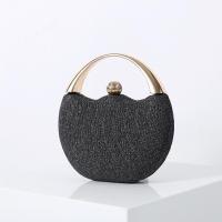 Retro Glitter Hand-Held Banquet Bag, Party Arc Dinner Bag Wedding Bag - details 0