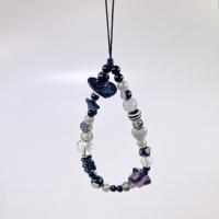 Correa de teléfono estilo gótico Y2K, mariposa, estrella, corazón, cordón para teléfono móvil con cuentas, cadena antipérdida para teléfono móvil, llavero - details 4