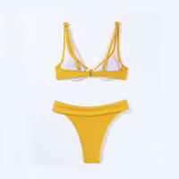 Útil conjunto de bikini de nailon, tren de baño de diseño sexy para vacaciones en la playa - details 13