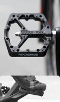 ROCKBROS-pedales antideslizantes para bicicleta, accesorio de nailon ultraligero, resistente al agua, con plataforma - details 3