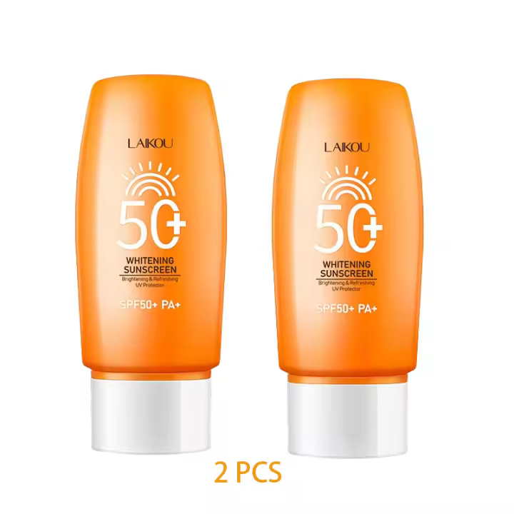 LAIKOU cremas de aislamiento de protección solar cuidado de la piel hidratante control de aceite crema solar cuidado de la piel SPF50 + PA + Suns coreanos Creen - 1