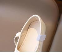 Zapatos de cuero para niñas, calzado de estilo coreano con fondo suave y pajarita, planos versátiles y elegantes, novedad de otoño, 2024 - details 16