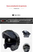 Casco integral moto mujer aire libre modular hombre MX Carreras de Locomotora - details 12