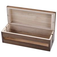 Caja organizadora de cables de madera, Protector contra sobretensiones, rayas de alimentación, Color café - details 6