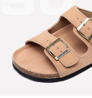 Sandalias clásicas de corcho con dos hebillas para hombre, zuecos de verano, 2024 - details 2