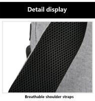 Mochila impermeable antirrobo para hombre, bolsa trasera ligera para libros, elegante, 15,6" - details 30