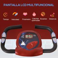 Bicicleta Estática Plegable 8 Niveles Resistencia Magnética Bicicleta Vertical con Volante de Inercia X-Bike Ritmo Cardíaco Pulsómetro Asiento Ajustable Carga 110 kg - details 3
