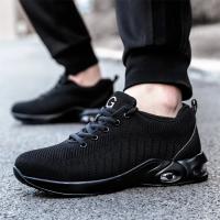 35-50 Zapatos De Trabajo Con Amortiguación De Aire Para Hombre, Zapatos De Seguridad Antigolpes Con Puntera De Acero A Prueba De Perforaciones, Zapatillas Deportivas, Calzado Masculino - details 12