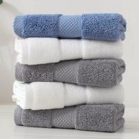 Toalla facial de algodón puro para adultos, 3 piezas, suave y absorbente, para el hogar - details 1