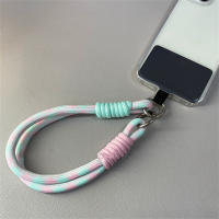 Coloful-señuelo de cuerda giratoria para colgar, decoración para teléfono, colgante antipérdida, pulsera fuerte a la moda, correas cortas - details 2