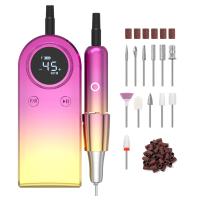 Taladro de Uñas Eléctrico de Alta Velocidad Profesional Portátil Kit de Manicura y Pedicura para Uñas de Gel Acrílico - details 0
