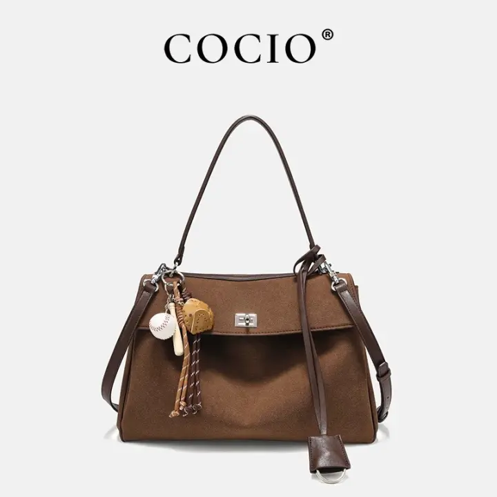 Tiendas Nuevo Esmerilado Cuero Commuter Casual Hombro Axila Bolsa Hembra Cien Hombro Crossbody - 1
