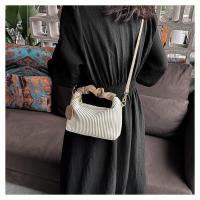 Bolso de Mano de Rayas Cinteladas Bolso de Verano de Moda para Mujeres - details 9