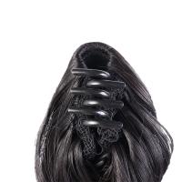 Peluca de cola de caballo rizada de fibra resistente al calor, extensión de cabello, pinza ondulada, cola de caballo, peluca sintética de cola de poni marrón para niñas - details 9