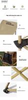 Silla plegable portatil pesca al aire libre viajar camping multifunción - details 6