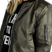 Chaquetas finas para mujer, Tops básicos, chaqueta informal con cuello redondo, primavera y otoño - details 6