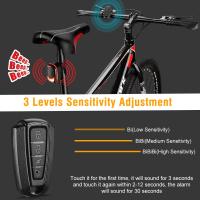Alarma de Vibración para Bicicleta Sectyme Luz de Bicicleta Impermeable con Carga USB Sensor de Freno Antirrobo - details 5
