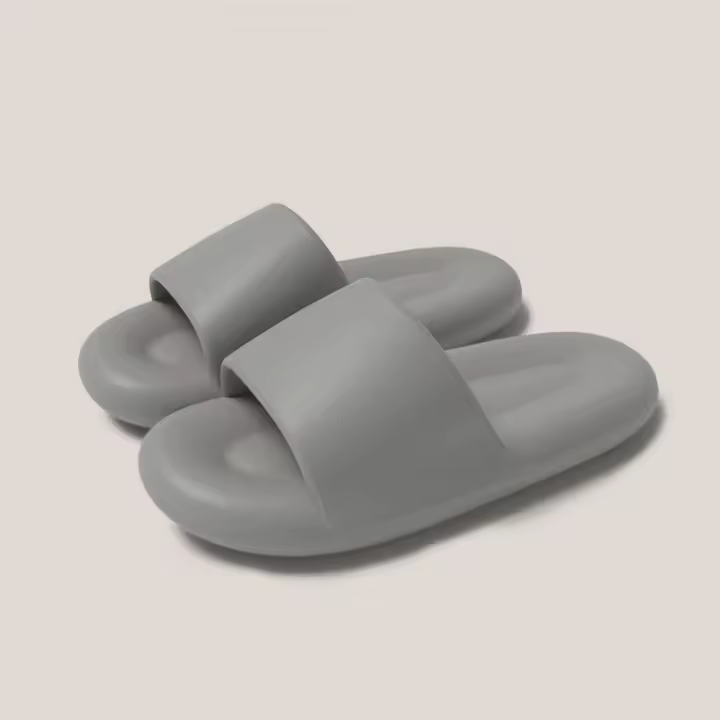 Zapatillas de verano de fondo suave para mujer, sandalias antideslizantes para el hogar, fondo grueso, zapatillas frescas para el hogar - 1