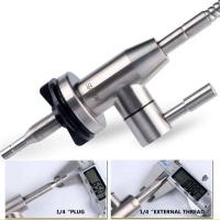 Purificador Universal de Cuello de Ganso Grifo de Cocina de Acero Inoxidable con Filtrado de Agua Potable de Osmosis Inversa Conexión Rápida de 1/4" - details 1