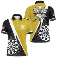 Camisas gráficas de dardos de tendencia para hombres, moda de verano, nombre personalizado, uniformes de equipo deportivo impresos en 3D, camisa informal de gran tamaño - details 2