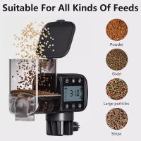 Alimentador Automático de Peces, comedero automático Peces 500ML Gran Capacidad Dispensador Comida Peces con Pilas Accesorios para Pecera, 3 Pilas AA No Incluidas - details 3