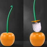Cepillo De Inodoro En Forma De Cereza Creativa Con Mango Largo Y Bricos Suaves Para Limpieza Del Baño Herramienta De Cepillo De Papelera - details 8