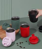 Taza de café de acero inoxidable 316, termo térmico a prueba de fugas, vaso de doble pared, termo aislado para bebidas de viaje - details 10