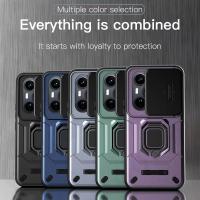 Funda para Honor 400 Pro 200 Lite para Huawei Pura 70 Ultra Pro, soporte de anillo para cámara deslizante, armadura, protección anticaída, funda con soporte - details 5