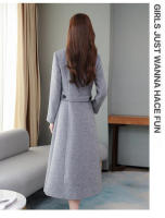 Abrigo grueso de lana para mujer, abrigo sobre la rodilla, cuello grueso de gran tamaño, extra largo, otoño e invierno, 2022 - details 8