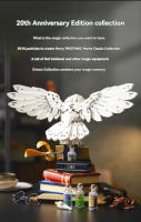 Bloques de construcción Big Hedwig Owl Harry Bobo, colección de edición del 20 aniversario, modelo de juguete de 3010 piezas - details 1